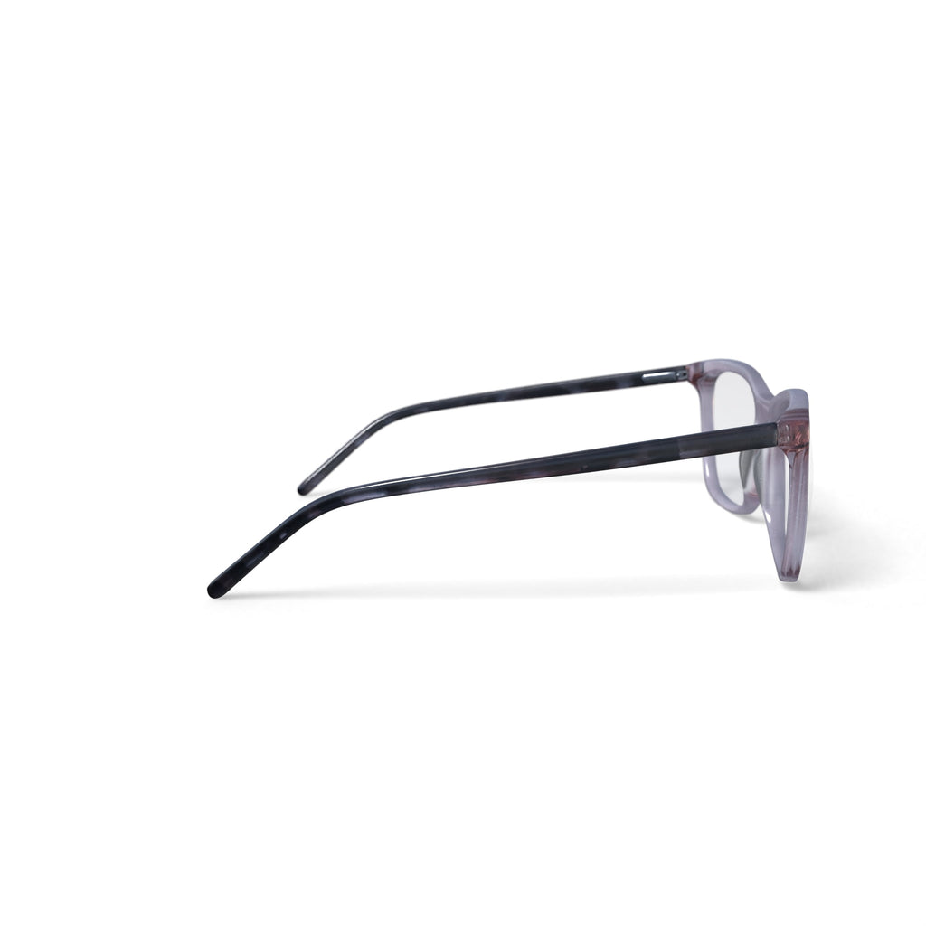 Women's Makena Rectangular Prescription Eyeglasses with Case, Nude