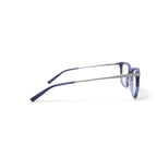 Men's MV011 Liam Square Prescription Eyeglasses with Case, Blue Gradient