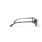 Women's Sweet as Pie Rectangular Prescription Eyeglasses with Case, Blue Tortoise