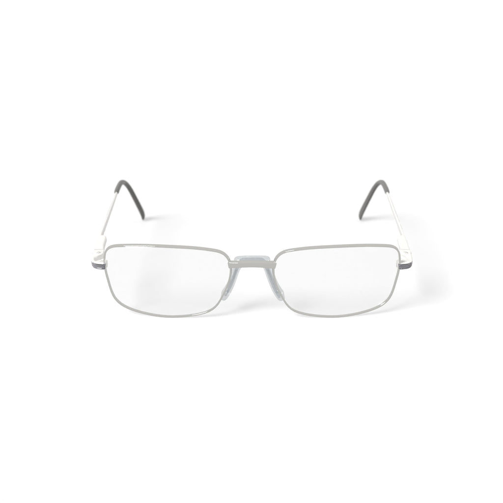Men's STXL17 Square Prescription Eyeglasses with Case, Gunmetal