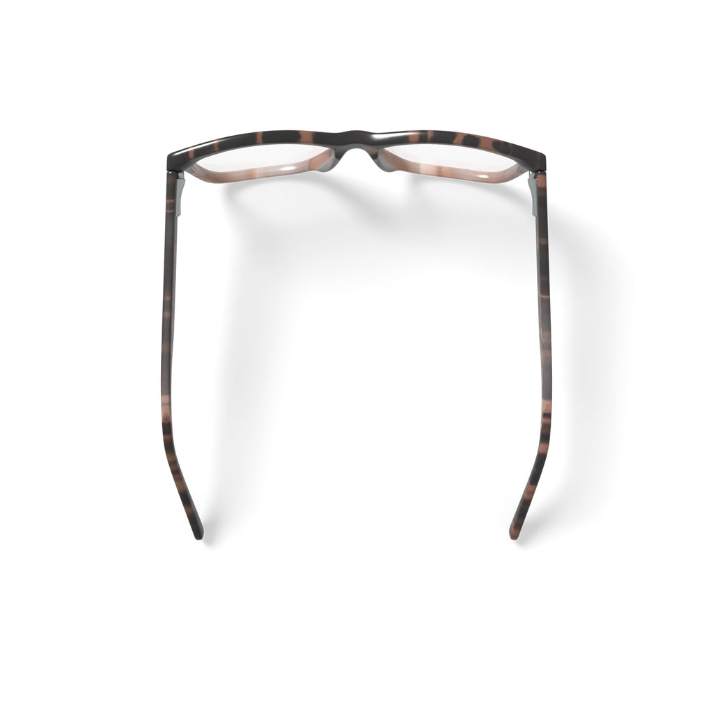 Flower Women's Square Eyeglasses, FLR6010, Lucy, Brown, 52-15-140, with Case