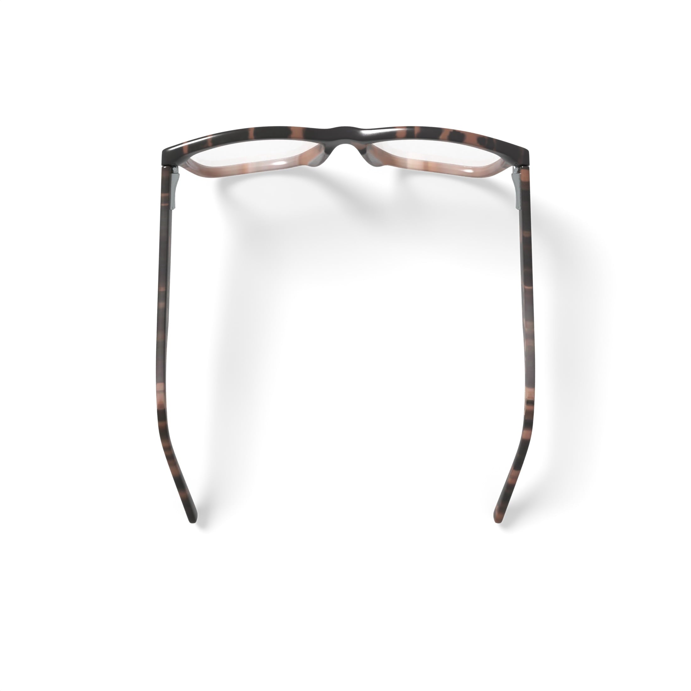 Flower Women's Square Eyeglasses, FLR6010, Lucy, Brown, 52-15-140, with Case