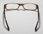 NEW VERA WANG V083 WOMENS/LADIES DESIGNER FULL-RIM SUN SUEDE FRAME DEMO LENSES 50-16-130 FLEXIBLE HINGES EYEGLASSES/EYE GLASSES