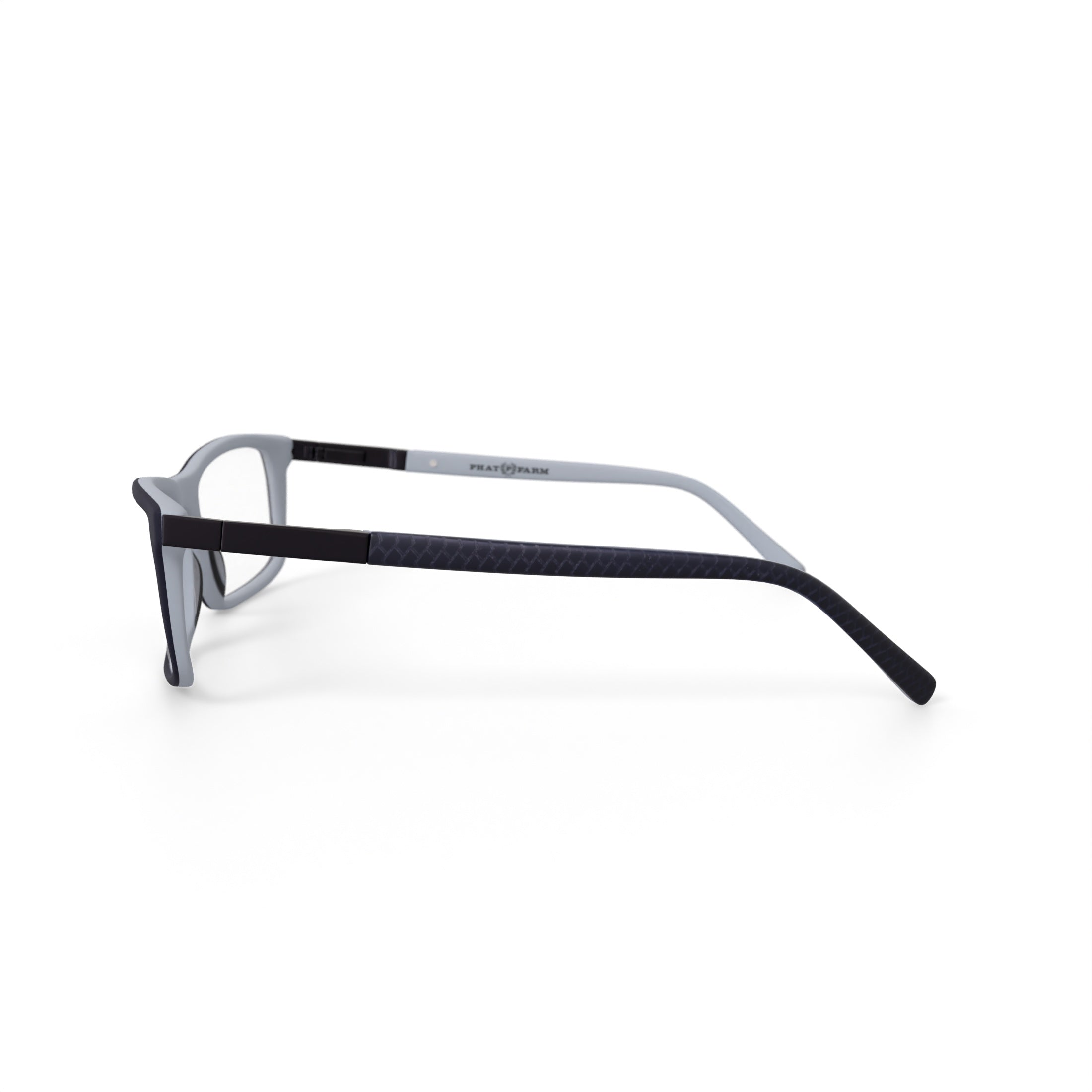 Mens HV704F Rectangular Prescription Eyeglasses with Case, Navy