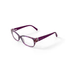 Elizabeth Arden Women's EA6060 Rectangular Prescription Eyeglasses with Case, Purple