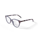 Flower Women's Rose Prescription Eyeglasses with Case, Nude Crystal