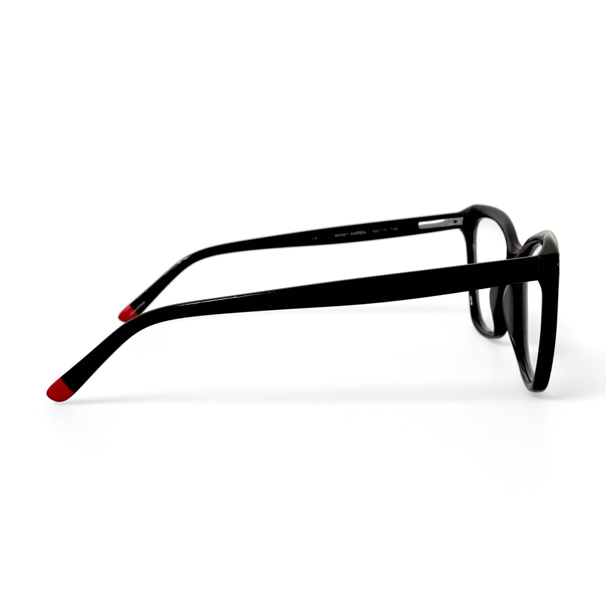 Women's MV021 Karen Cat Eye Prescription Eyeglasses with Case, Black