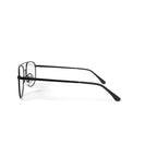 Men's ST143 Square Prescription Eyeglasses with Case, Gunmetal