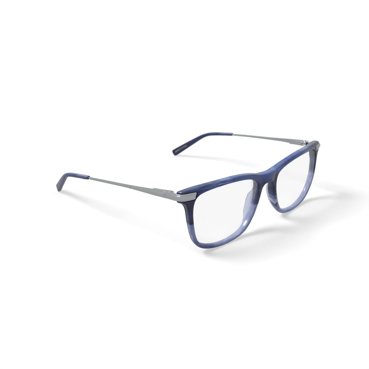 Men's MV011 Liam Square Prescription Eyeglasses with Case, Blue Gradient