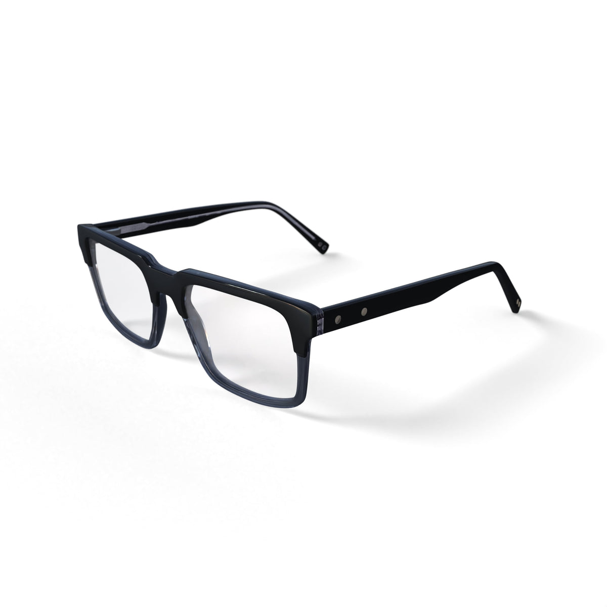 Reverb Men's RVMO5167 Prescription Eyeglasses with Case, Black Crystal