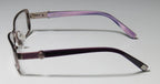 NEW TRUSSARDI 12507 WOMENS/LADIES DESIGNER FULL-RIM TITANIUM MAUVE / VIOLET TITANIUM OPTICAL FRAME DEMO LENSES 53-16-135 FLEXIBLE HINGES EYEGLASSES/EYE GLASSES