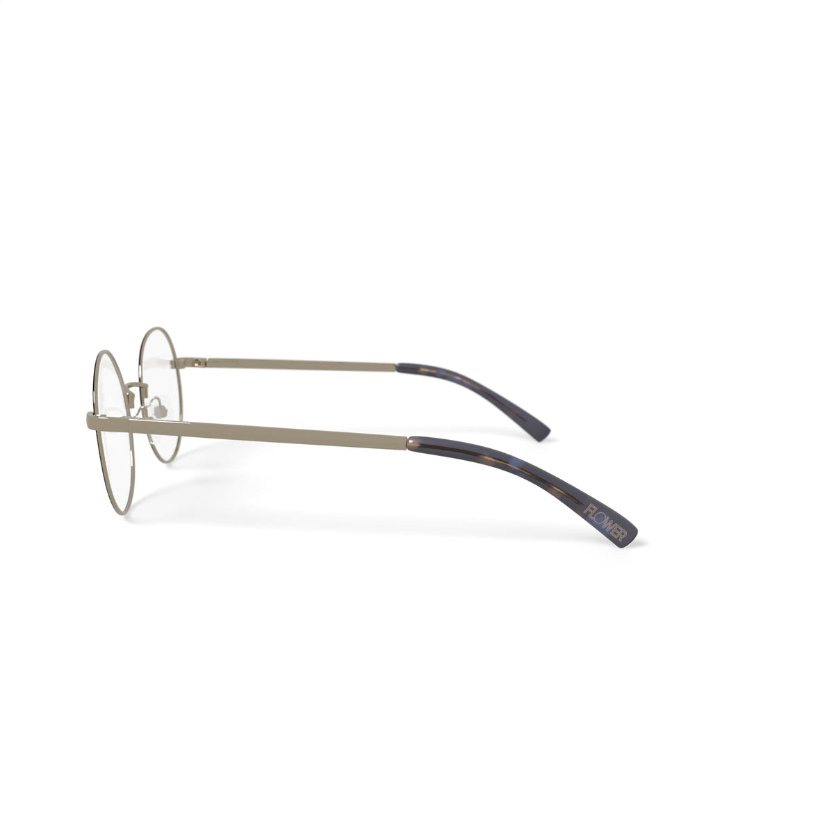Flower Women's FLR6037 Prescription Eyeglasses with Case, Shiny Black