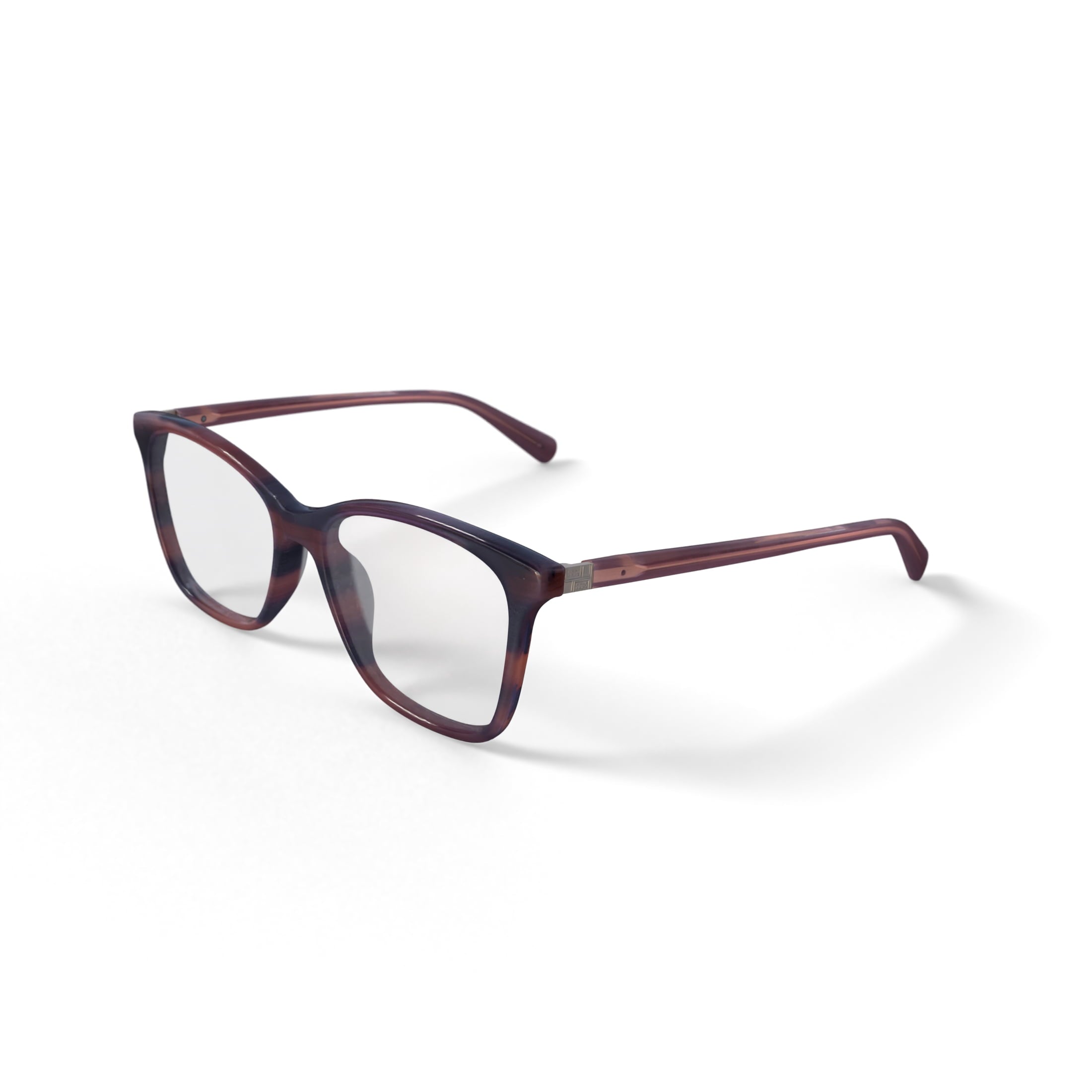 Women's Shelby Square Prescription Eyeglasses with Case, Brown Gradient