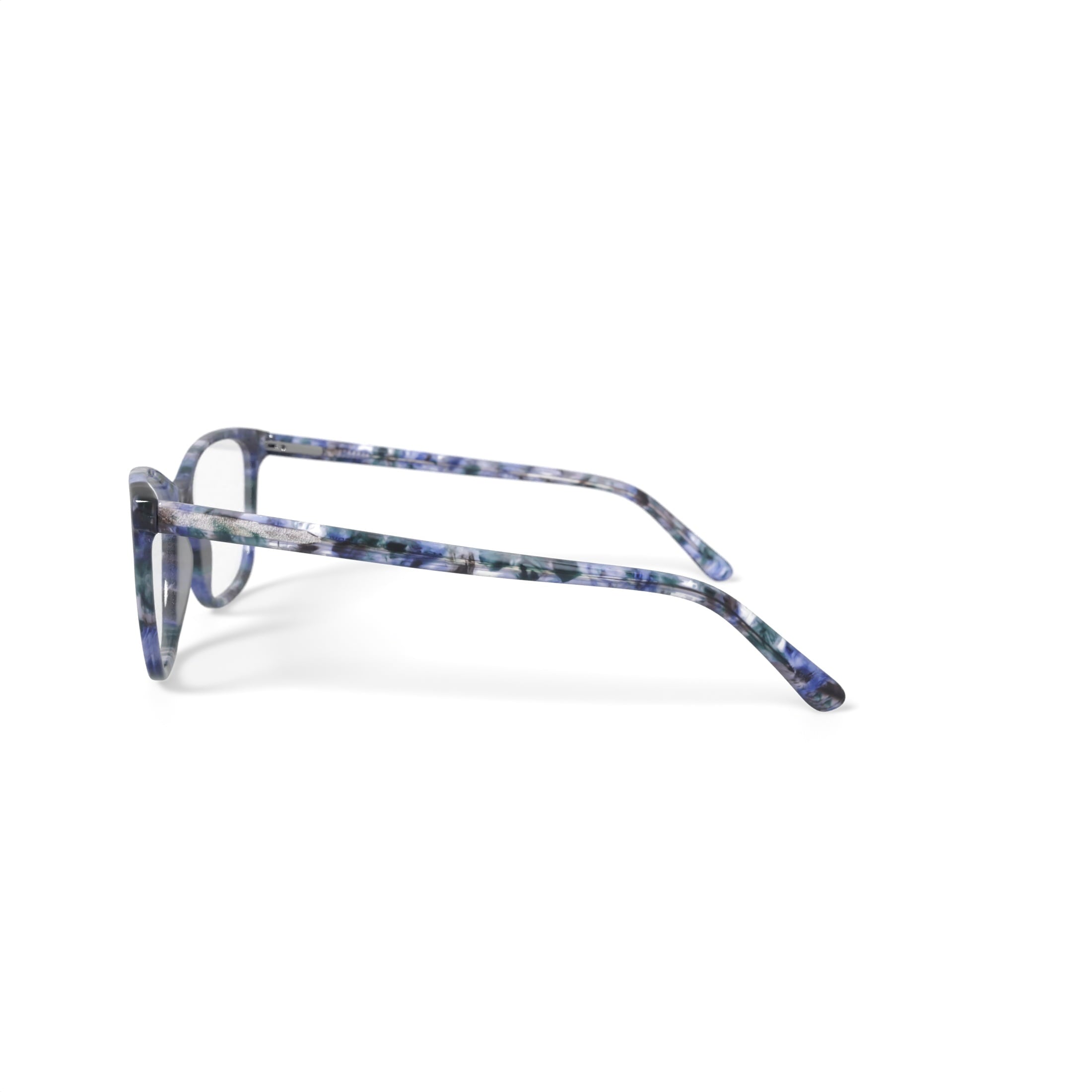 Women's MV024 Cheryl Square Prescription Eyeglasses with Case, White Tortoise