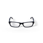  Women's Size 52 Square RB5206 Optics Prescription Eyeglasses with Case, Black On Transparent