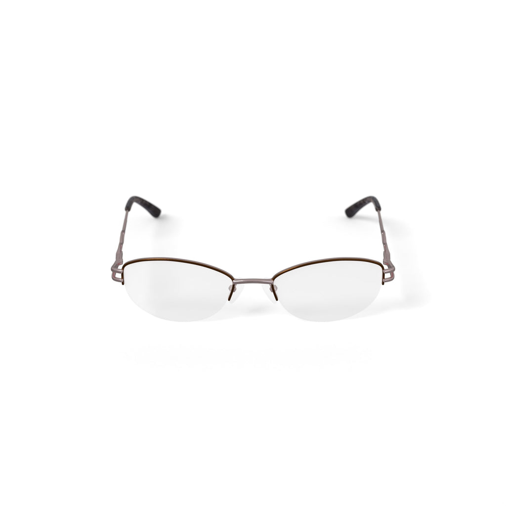 Visage Womens E209 Oval Prescription Eyeglasses with Case, Gold