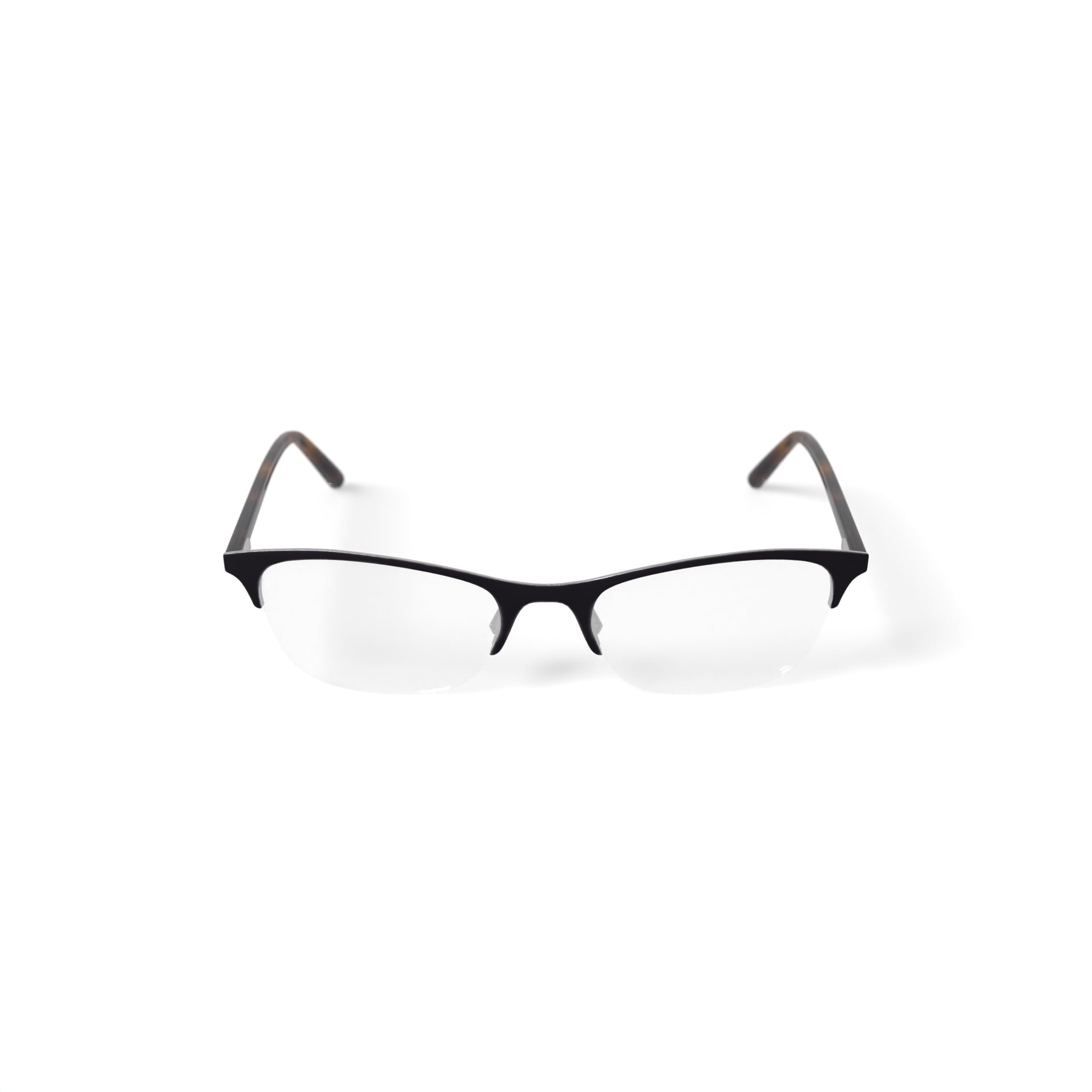 Women's DK3000 Prescription Eyeglasses with Case, Brown