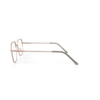 Women's MV027 Jillian Square Prescription Eyeglasses with Case, Gold