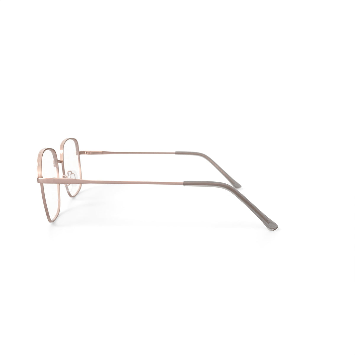 Women's MV027 Jillian Square Prescription Eyeglasses with Case, Gold