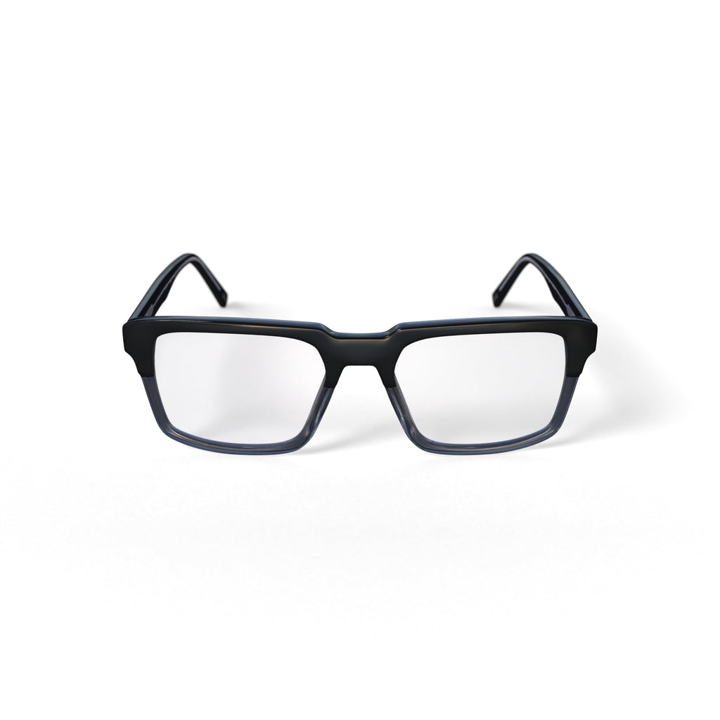 Reverb Men's RVMO5167 Prescription Eyeglasses with Case, Black Crystal