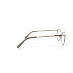 Flower Women's FLR6050 Prescription Eyeglasses with Case, Black/Gold