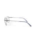 Men's MK10410 Round Prescription Eyeglasses with Case, Silver