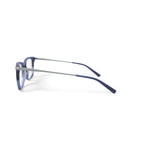 Men's MV011 Liam Square Prescription Eyeglasses with Case, Blue Gradient