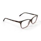 EV1 Ellen DeGeneres Women's Bette Square Prescription Eyeglasses with Case, Tortoise Gradient