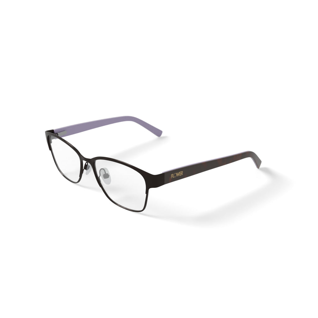 Flower Women's FLR6013 Prescription Eyeglasses with Case, Brown