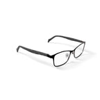 Women's Emma Rectangular Prescription Eyeglasses with Case, Black