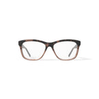 Flower Women's Square Eyeglasses, FLR6010, Lucy, Brown, 52-15-140, with Case