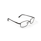 EasyTwist TurboFlex Men's ET875 Rectangular Prescription Eyeglasses with Case, Gray