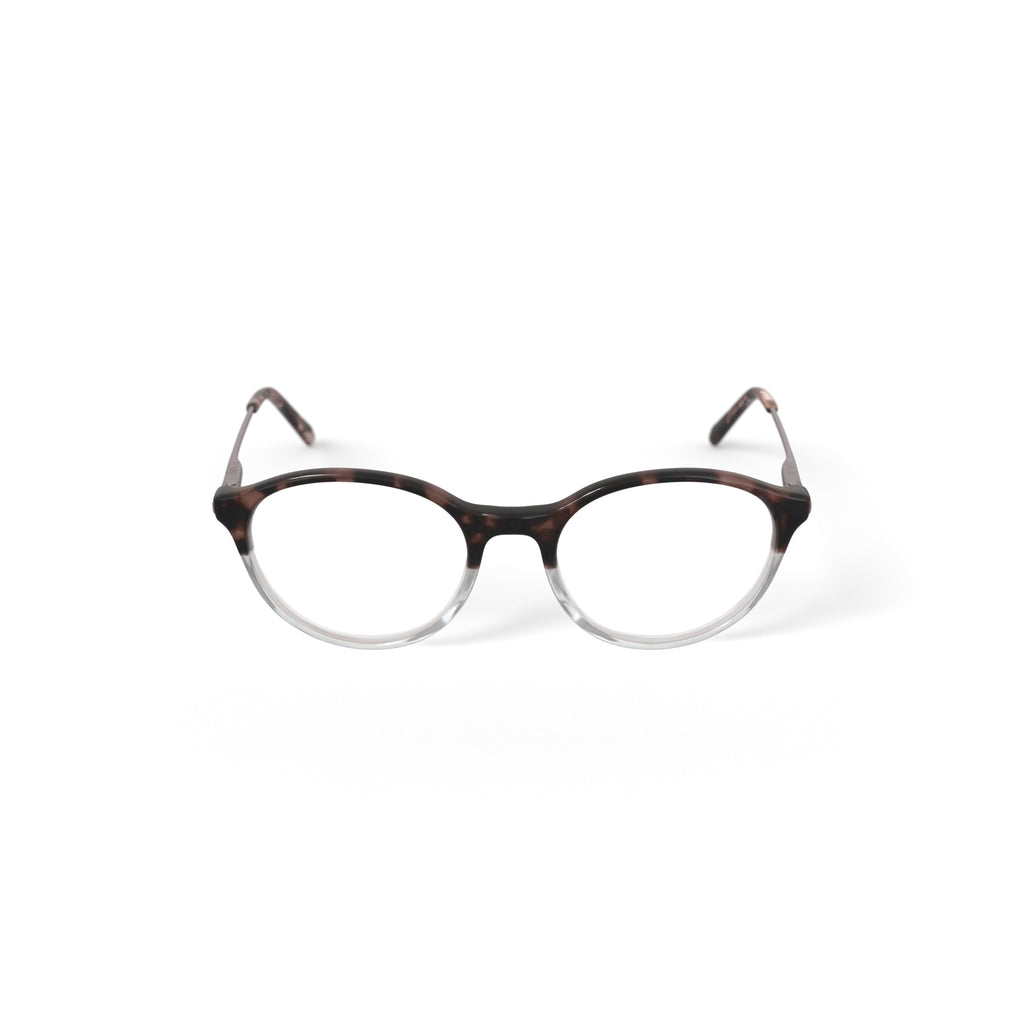 Flower Women's FLR6047 Prescription Eyeglasses with Case, Brown Tortoise