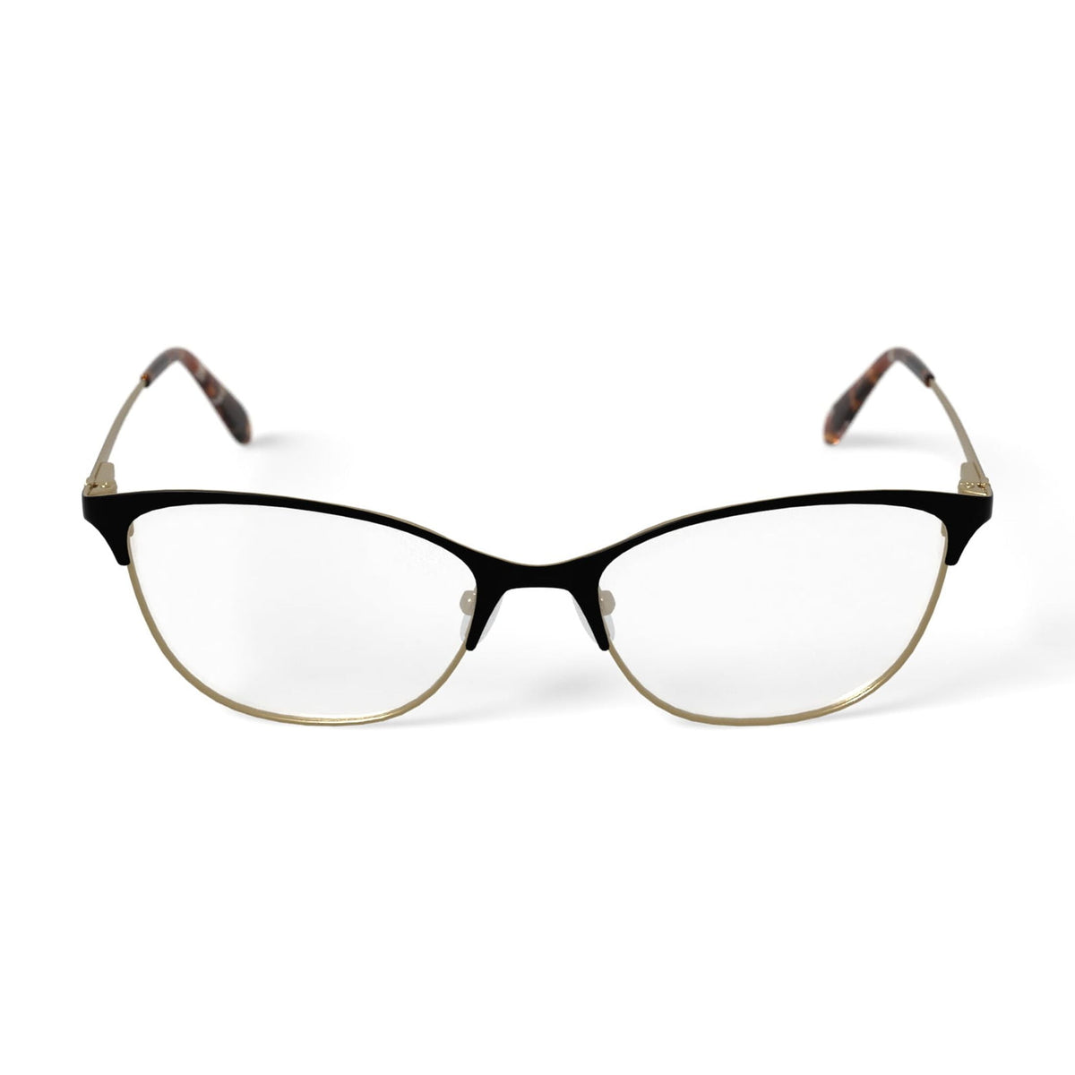 Women's AF315 Cat Eye Prescription Eyeglasses with Case, Brown