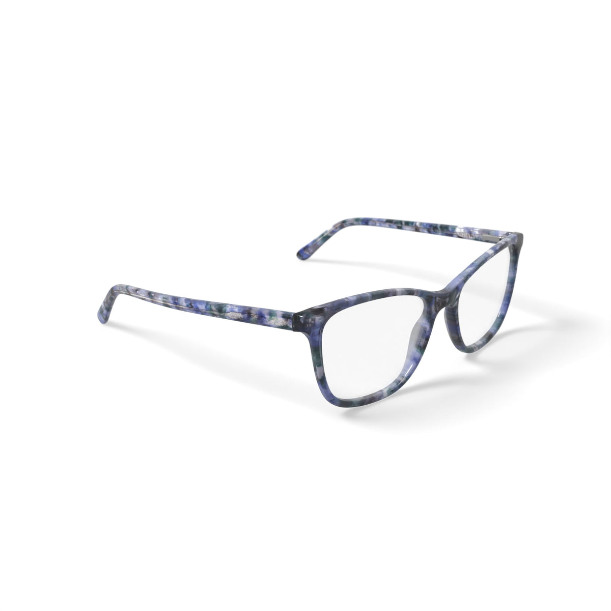 Women's MV024 Cheryl Square Prescription Eyeglasses with Case, White Tortoise