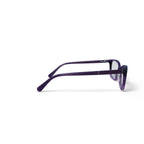 Women's Kollie Square Prescription Eyeglasses with Case, Purple