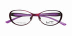 NEW LIGHTEC 7039L WOMENS/LADIES DESIGNER FULL-RIM PLUM / PURPLE FRAME DEMO LENSES 50-15-135 FLEXIBLE HINGES EYEGLASSES/EYEWEAR