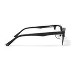Men's HV712 Browline Prescription Eyeglasses with Case, Brown Tortoise