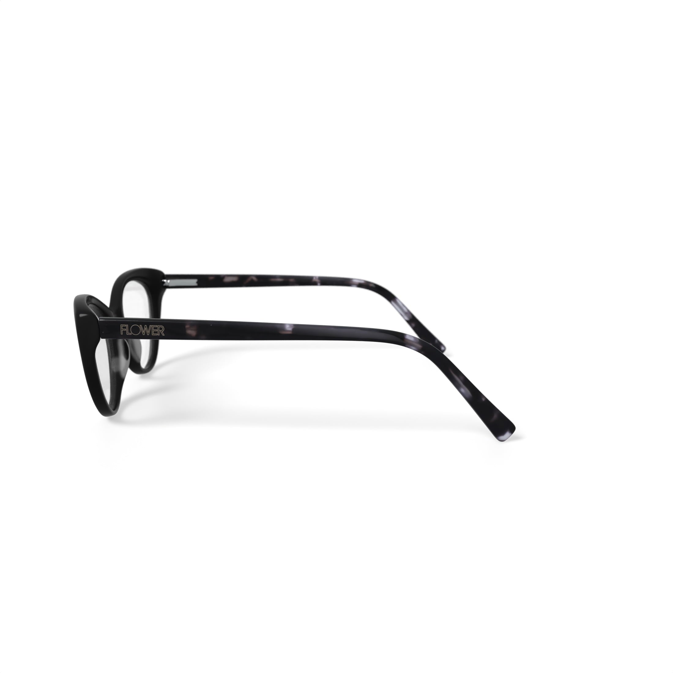 Flower Women's FLR6045 Prescription Eyeglasses with Case, Black