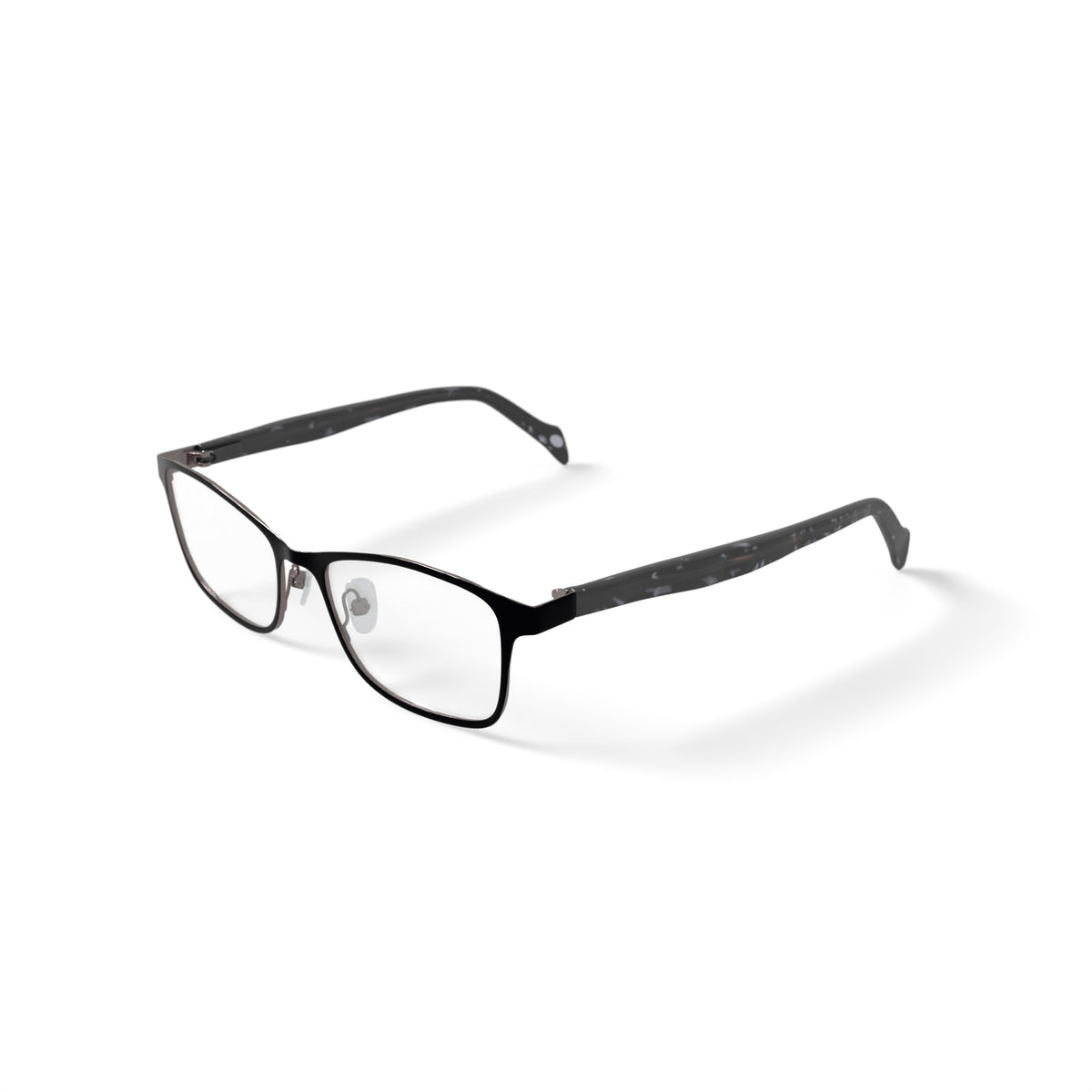 Women's Emma Rectangular Prescription Eyeglasses with Case, Black