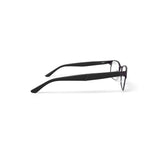 OCTO180 Men's Respect Browline Prescription Eyeglasses with Case, Gray