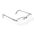 Men's ST228 Rectangular Prescription Eyeglasses with Case, Gray