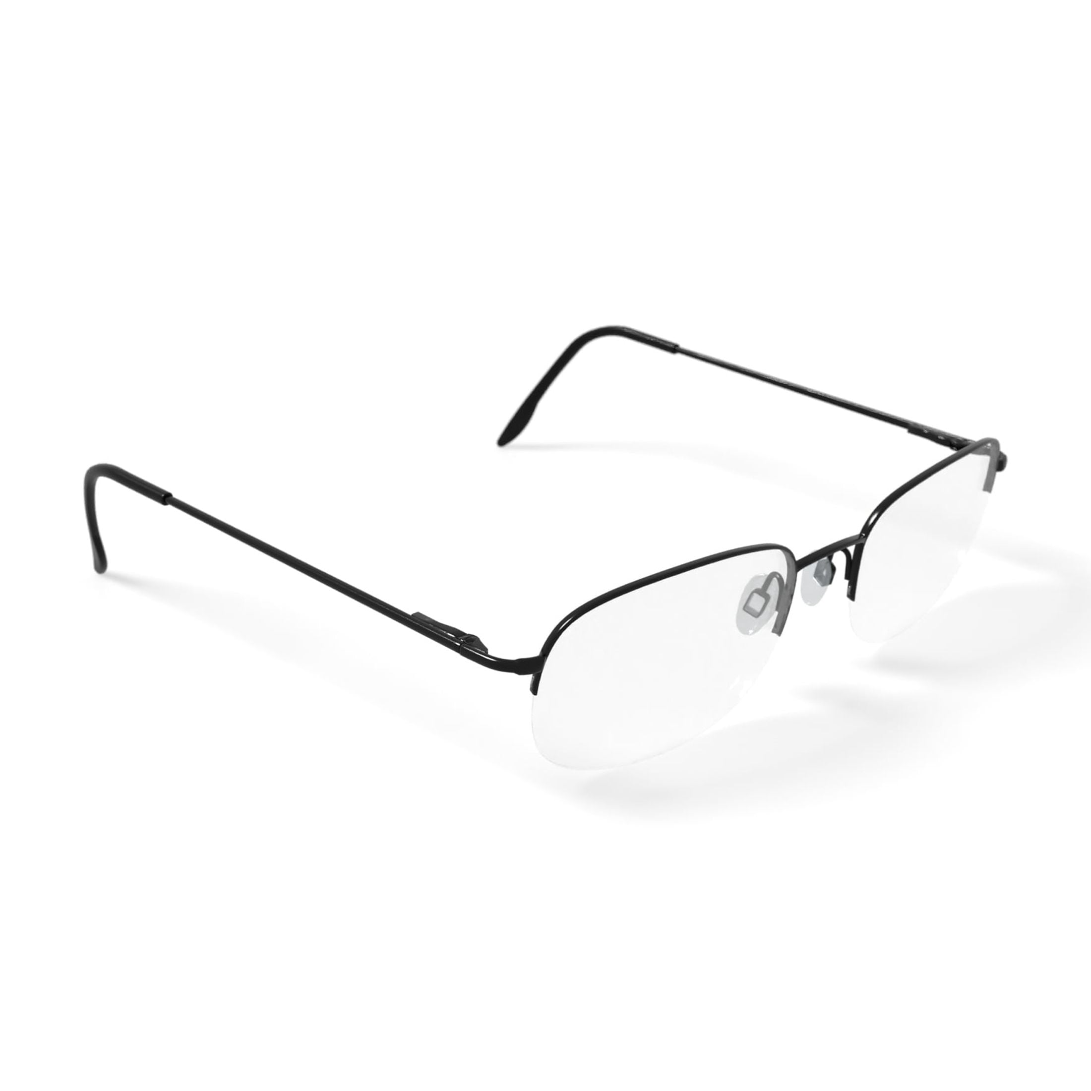 Men's ST228 Rectangular Prescription Eyeglasses with Case, Gray