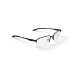 Men's Greg Rectangular Prescription Eyeglasses with Case, Gunmetal