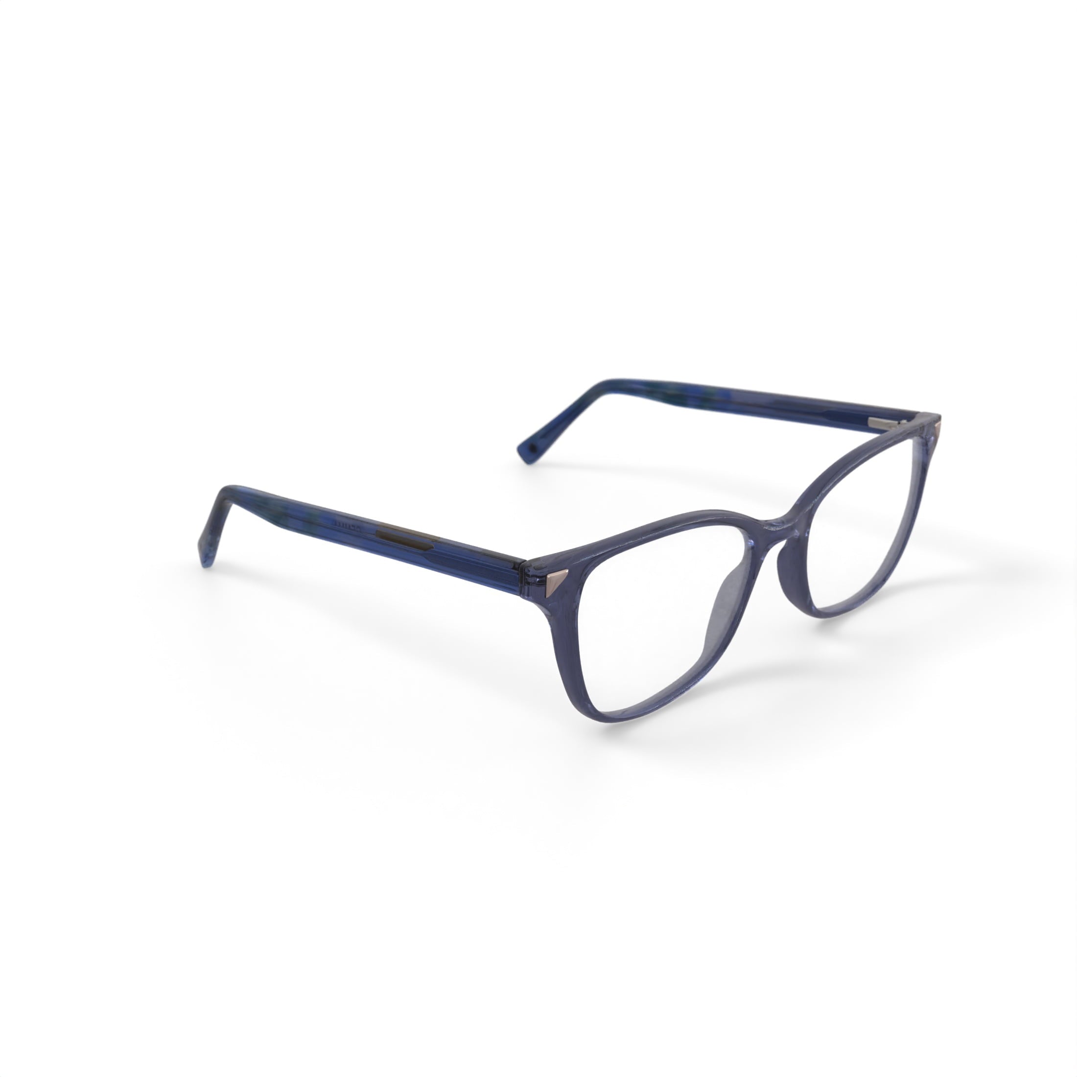Women's Gemma Square Prescription Eyeglasses with Case, Gray