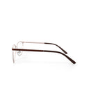 Women's WM402155-1 Browline Prescription Eyeglasses with Case, Gold