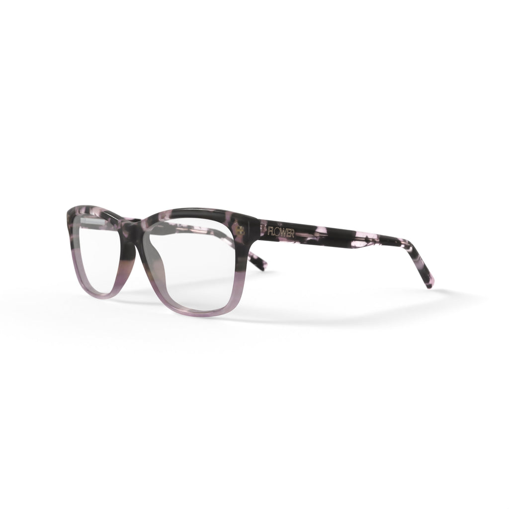 Flower Women's FLR6010 Prescription Eyeglasses with Case, Pink