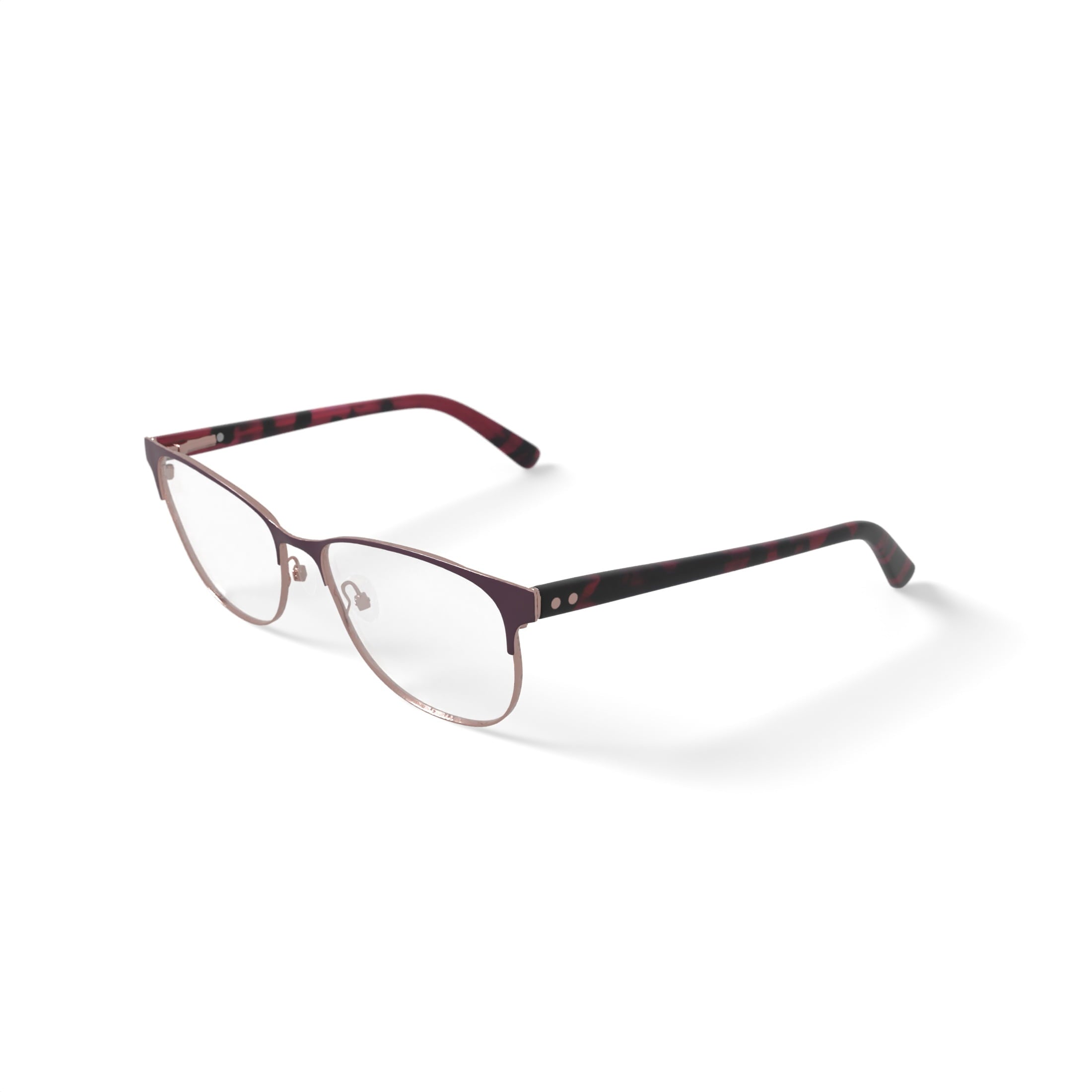 Women's MK10412 Browline Prescription Eyeglasses with Case, Pink