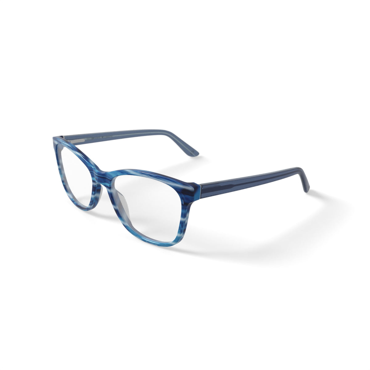 Women's HC277 Cat Eye Prescription Eyeglasses with Case, Crystal Blue