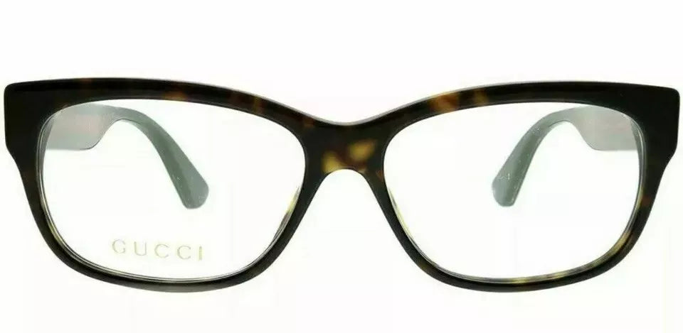 Gucci GG 0278 O 012 Havana/Multicolor Rectangular Eyeglasses
